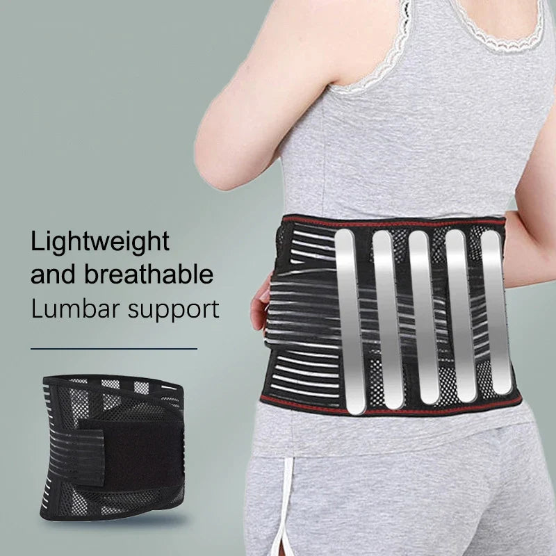 Breathable Lumbar Support Belt with 5 Stays | Men & Women