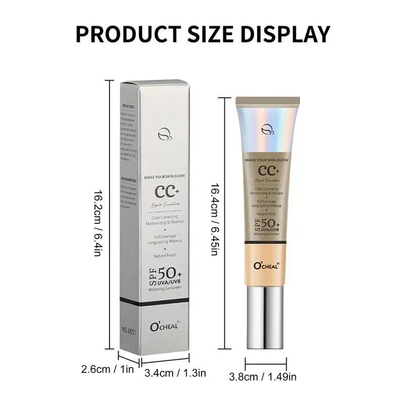 CC Cream SPF 50 | Full Coverage Color Correcting Foundation