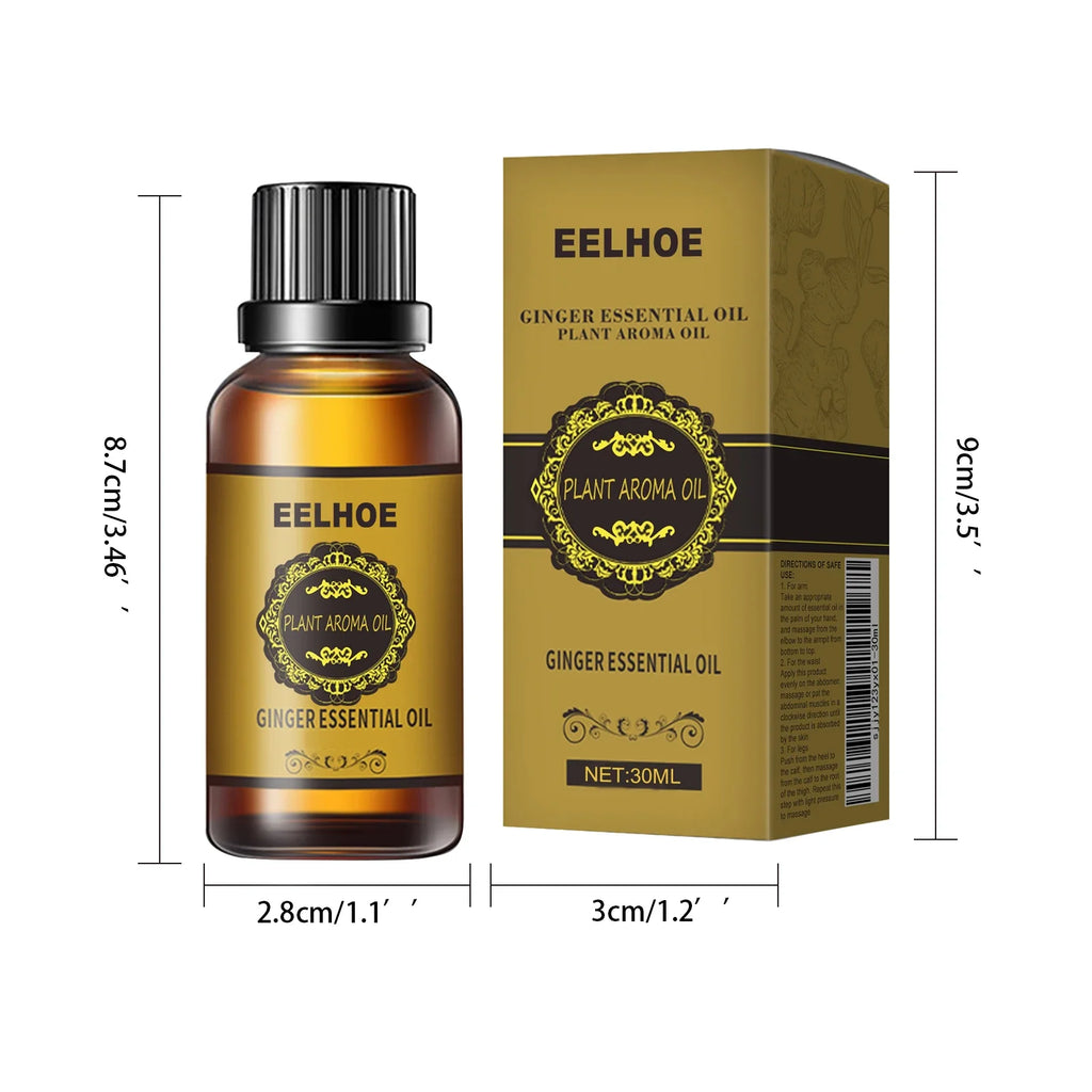 Eelhoe Ginger Body Massage Oil – Firming & Toning 30ml