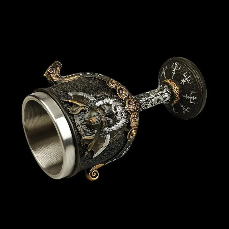 Medieval Retro Norse Mythology Viking Goddess Stainless Steel Resin