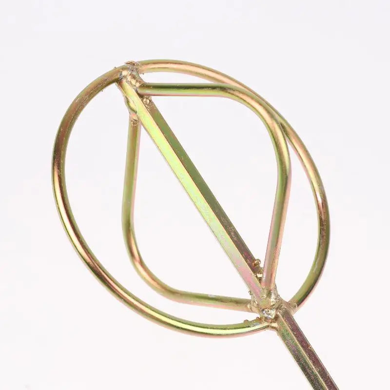 Gold Putty Powder Coating Paint Electric Mixer Rod Head Cement Mixing
