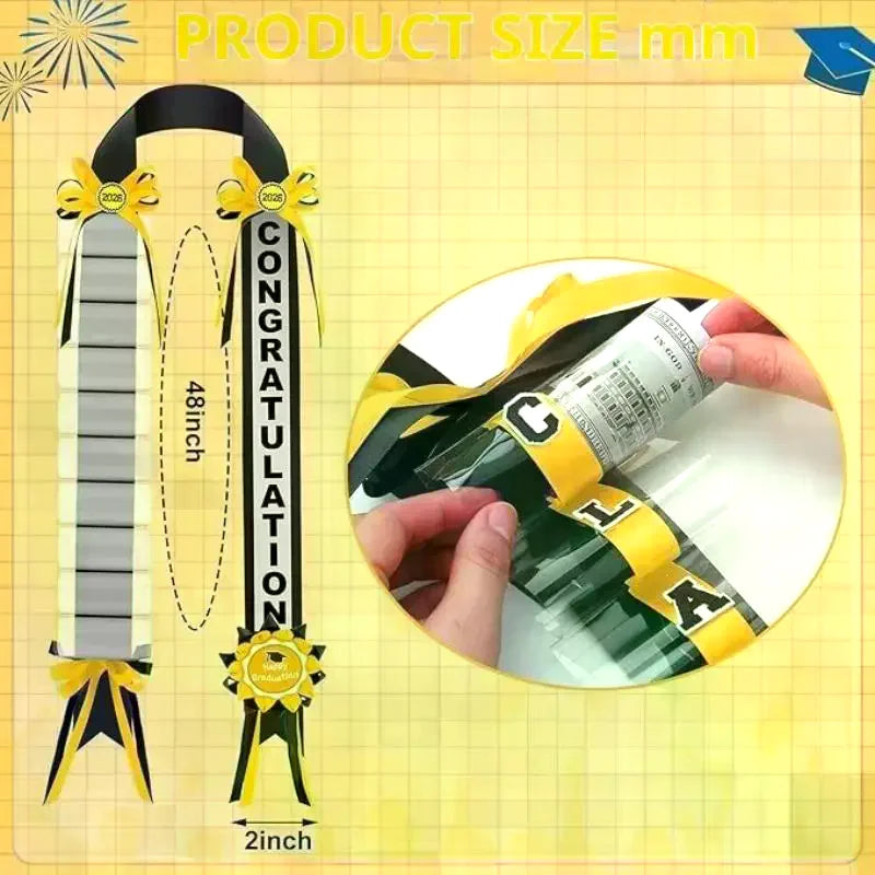 Class of 2026 Money Lei Necklace | Graduation Cash Gift Garland