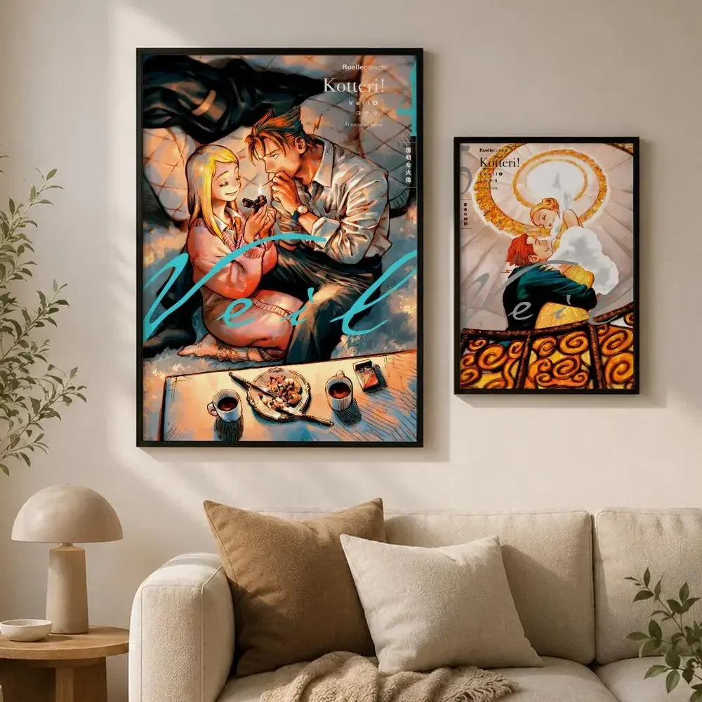 V-Veil Band Waterproof PVC Wall Poster – Peel & Stick HD Art