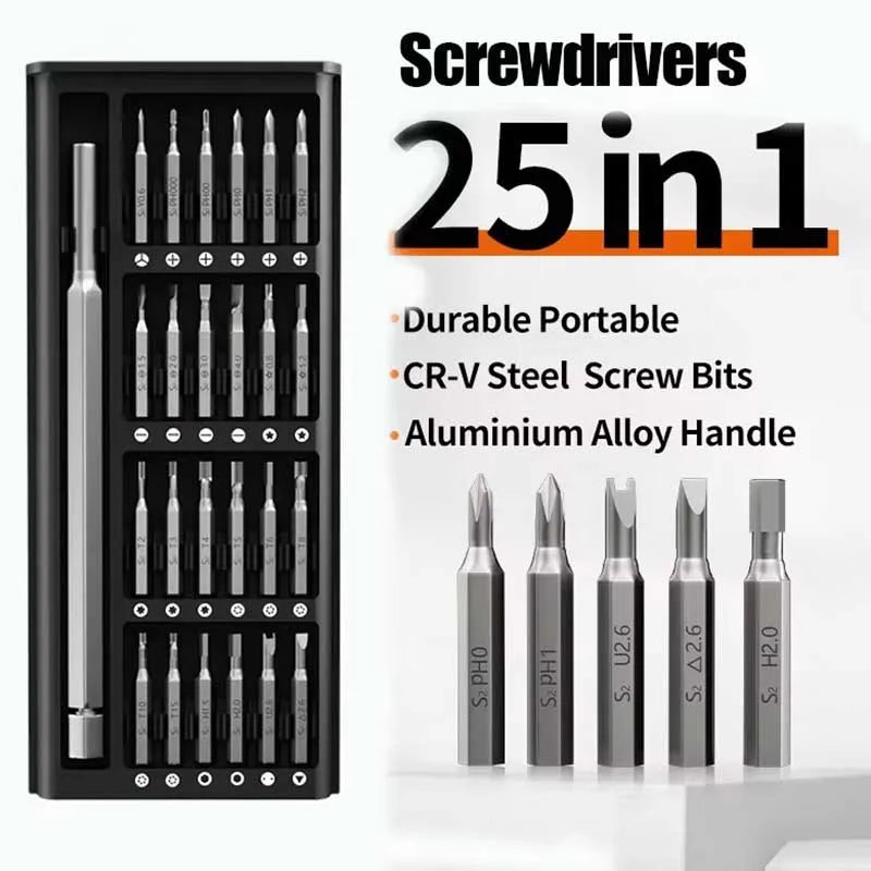 25-in-1 Screwdriver Multifunctional Household Magnetic Removal Repair