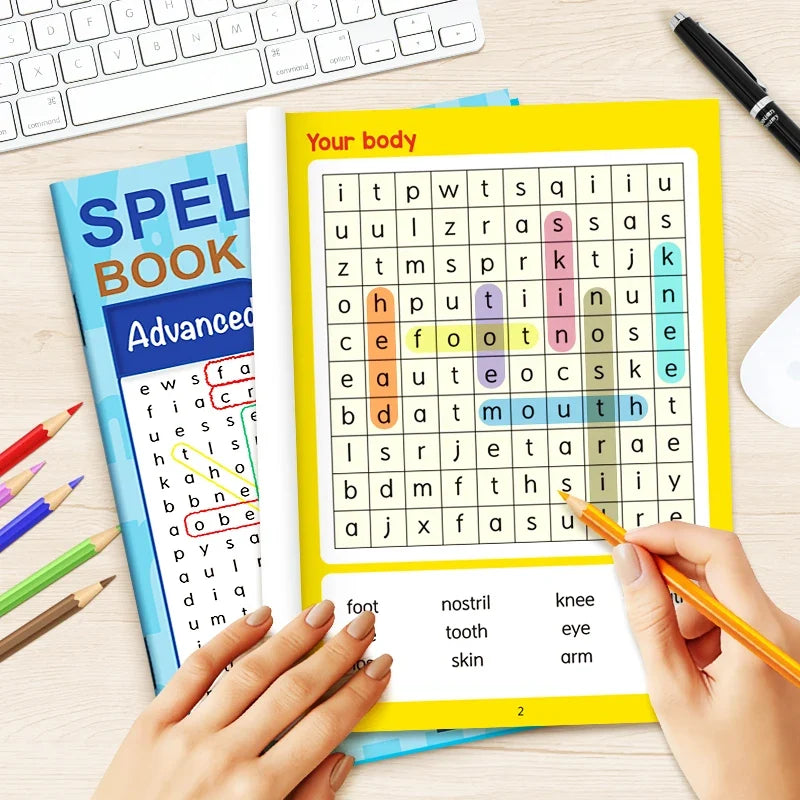 Puzzle Word Search Books Immersive Brain Challenge Manuals Focusing