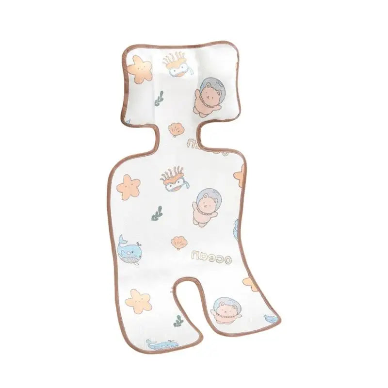 Summer Baby Pram Cooling Pad | Breathable Bamboo Cushion Liner