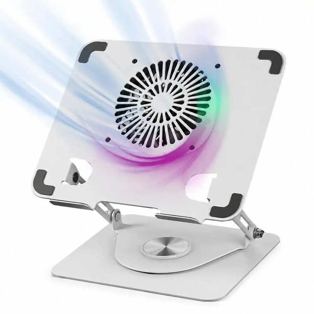 Laptop Stand with Cooling Fan – Fits 7–17" Notebooks