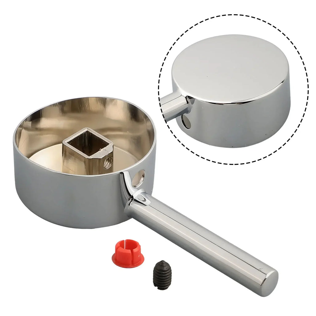 Chrome Zinc Alloy Faucet Handle – Bath & Shower Replacement