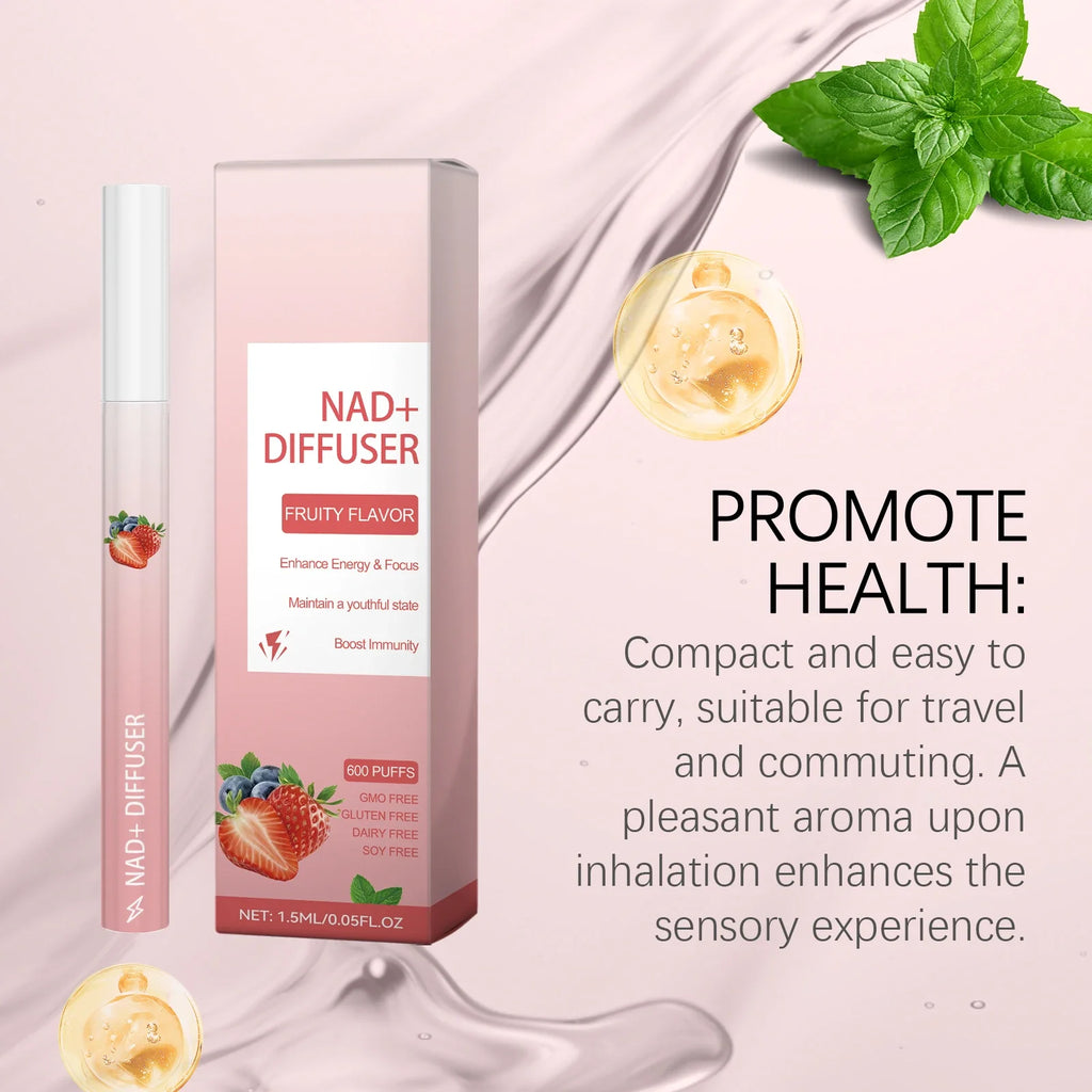 NAD+ Herbal Aromatherapy Inhaler Stick – Focus & Vitality