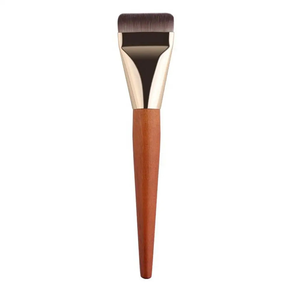 Flat & Angled Foundation Brush – Liquid, Cream & Powder Makeup