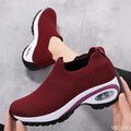 Women's Breathable Mesh Slip-On Casual Sports Shoes Wide Sizes