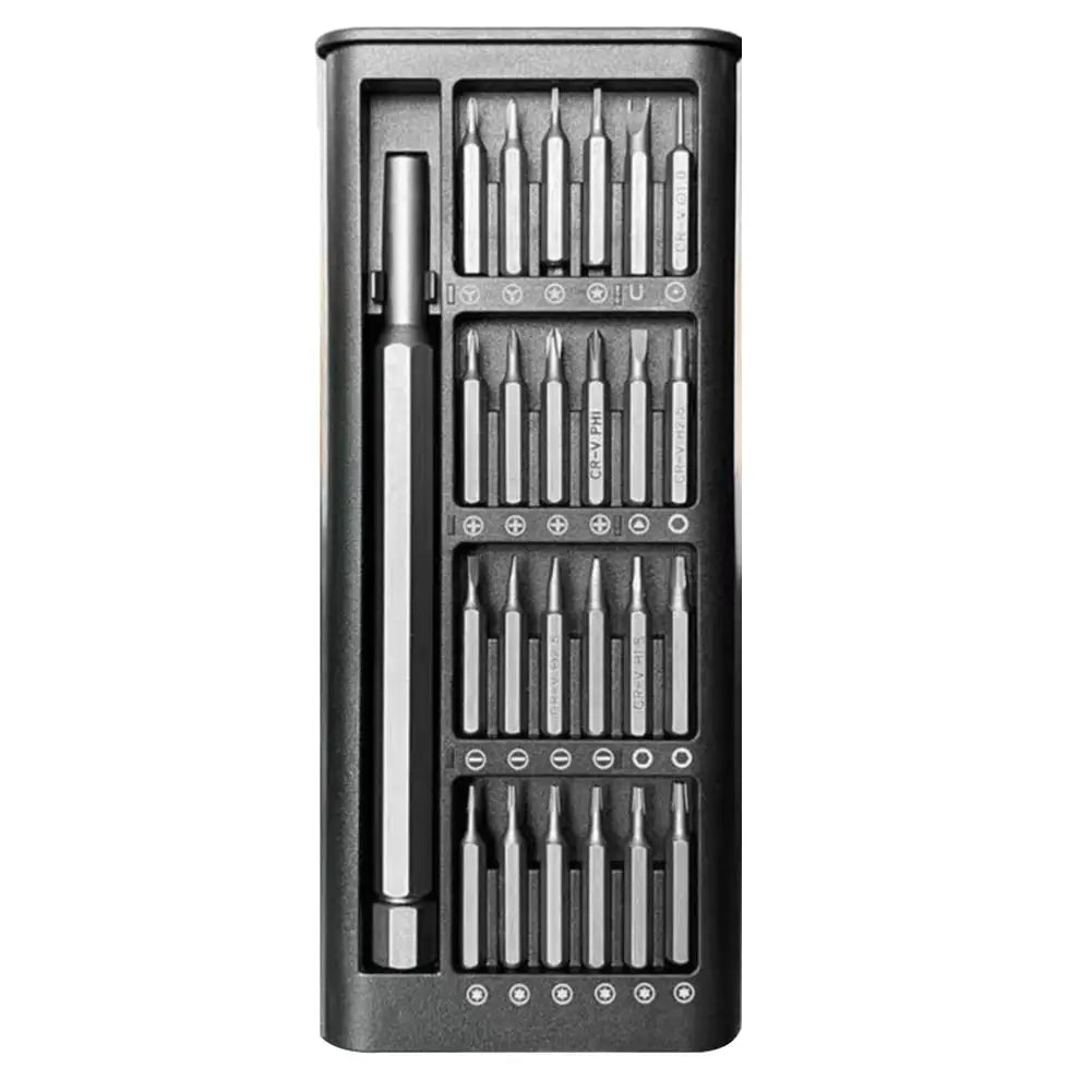 25-in-1 Precision Screwdriver Set – Torx, Hex & Flat Bits