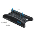 PS4 Pro Vertical Stand – Dual Cooling Fans & 3-Port USB Hub