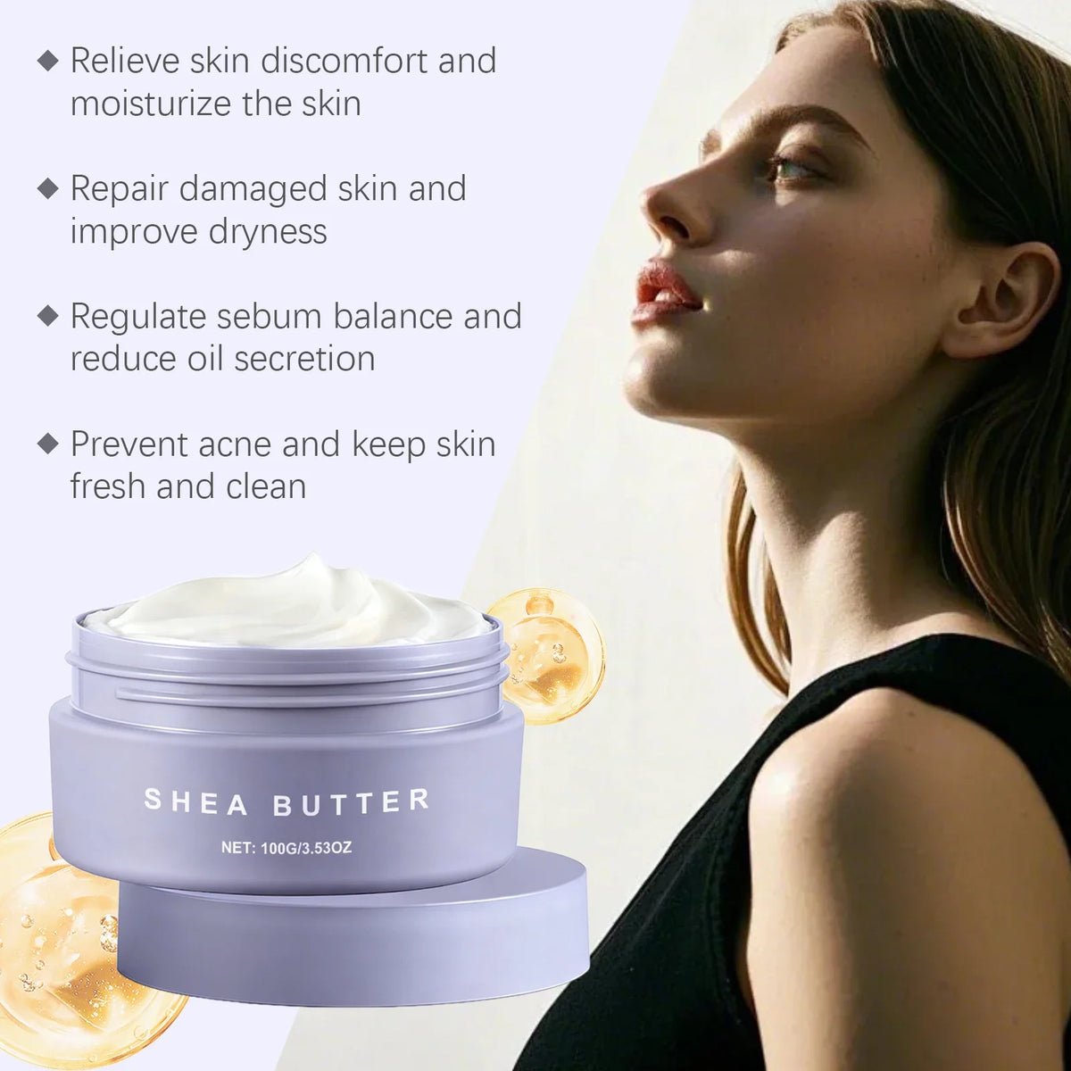 Shea Butter Face Cream – Moisturizing & Sebum Balance 100g