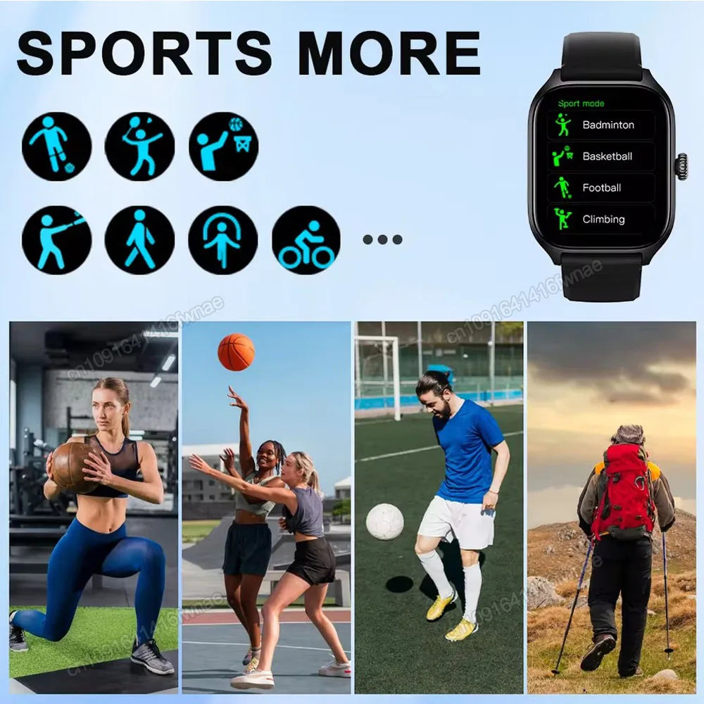 Military GPS Smart Watch – Bluetooth Calls, Fitness & HR Tracker