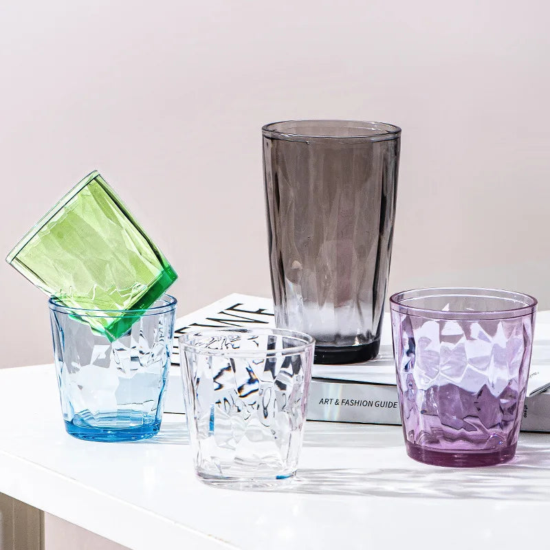 Acrylic AS Water Cup Household Plastic Gargle Beer Restaurant Juice