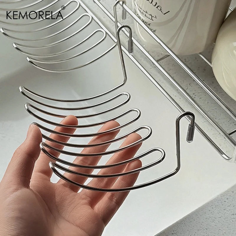 Stainless Steel Hanging Drain Basket – Kitchen Storage Rack