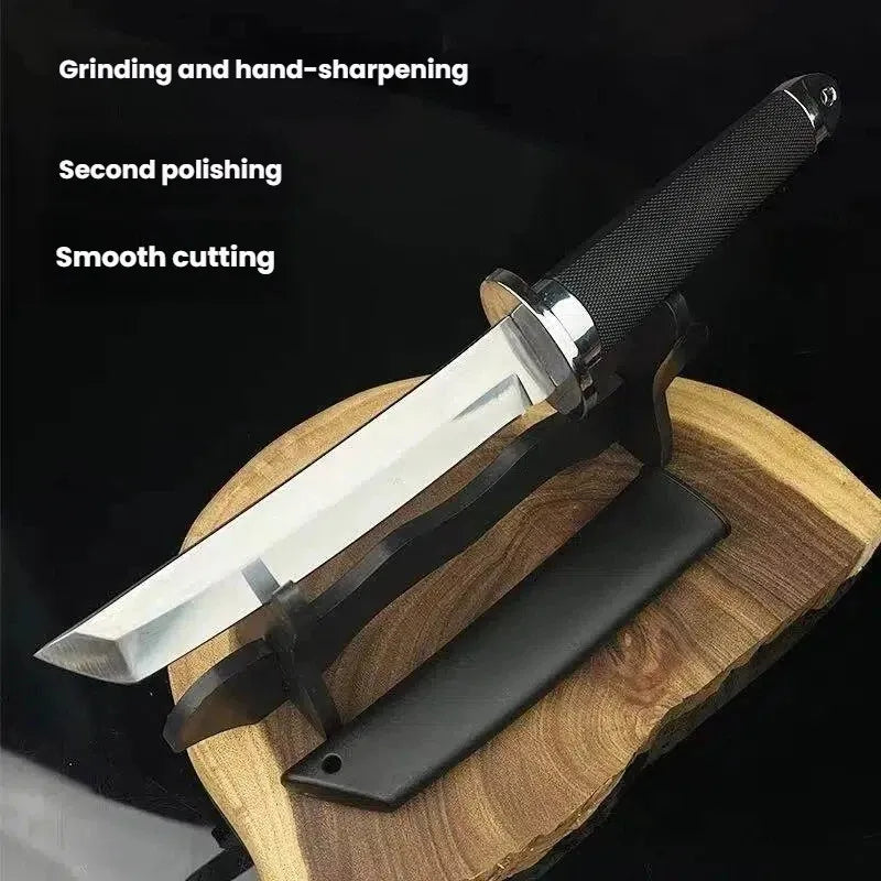 Portable Stainless Steel Straight Fixed Blade Survival Knife