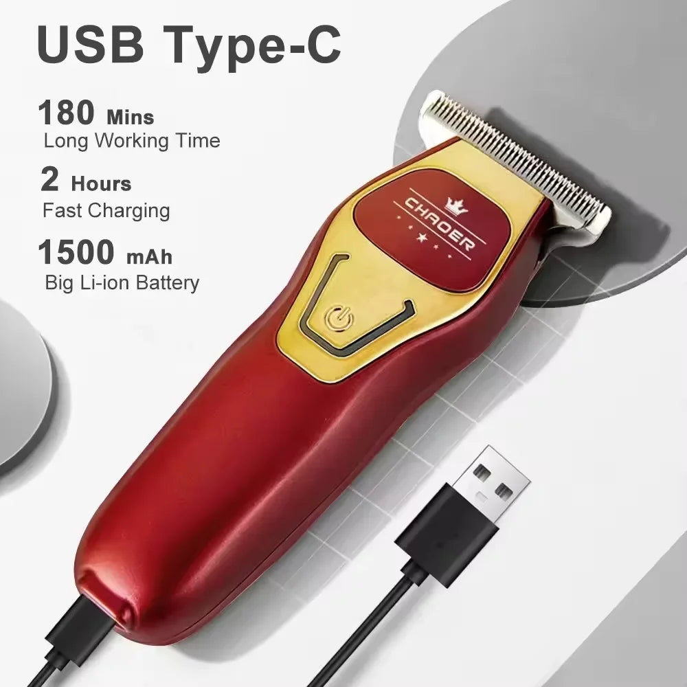 Mini Portable Electric Hair Clipper & Bald Head Trimmer | YD