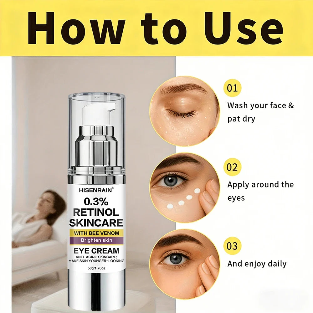 HISENRAIN Retinol Brightening Eye Cream – Anti-Aging 50g