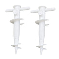 2-Pack Beach Umbrella Ground Spike Anchor – Sand & Lawn