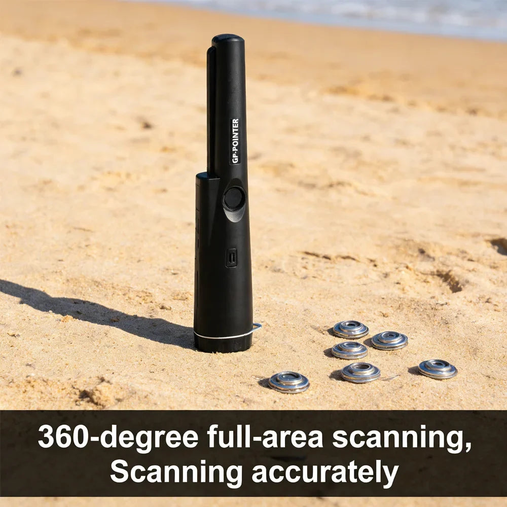 IP66 Waterproof Handheld Metal Detector Pinpointer | Coin & Gold