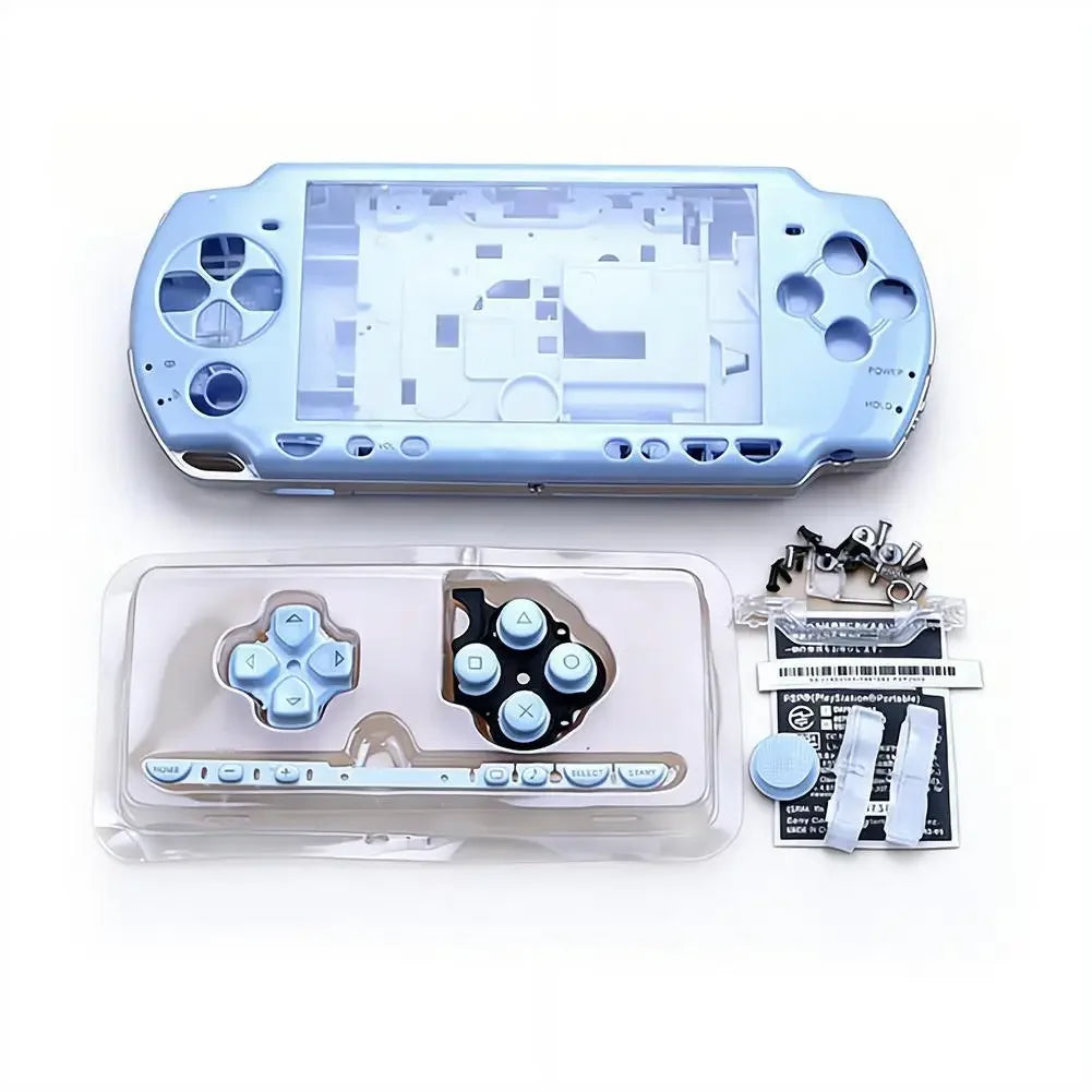 PSP 2000 Full Housing Shell Replacement Kit with Buttons & Screws