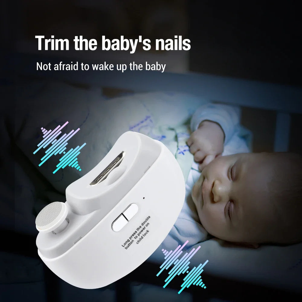 AFDEAL Electric Nail Clipper & Polisher with LED – Baby & Adult