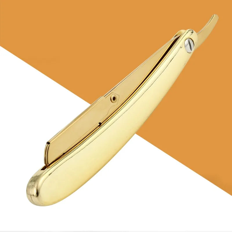Antique Black Folding Straight Razor | Manual Shaving Knife