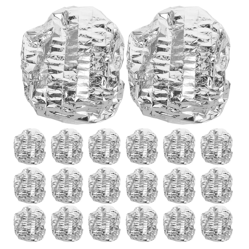 30-Pack Aluminum Foil Food Covers – Insulated Elastic Plate Lids