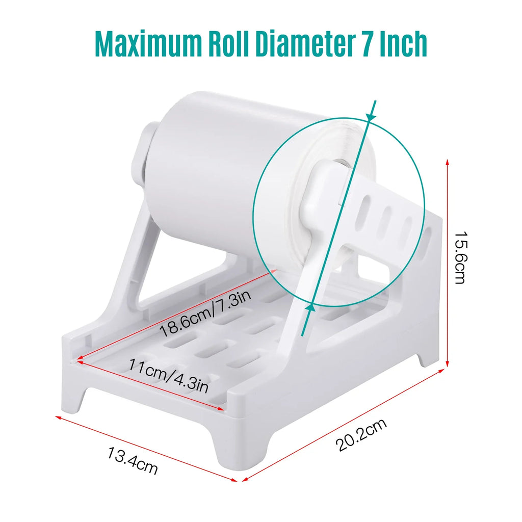 2-in-1 Label Holder for 4x6 Roll & Fanfold Thermal Labels