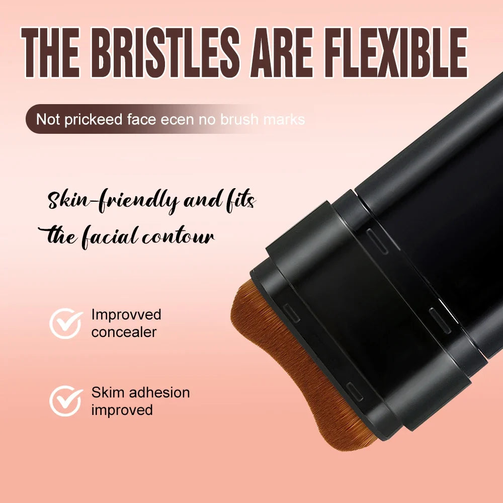 YTRUNS Foundation Stick 20g | Full Coverage Concealer & Brush