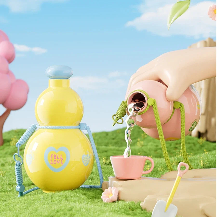 Water Bottle Girls Value Gourd Cup Large Capacity Outdoor Portable