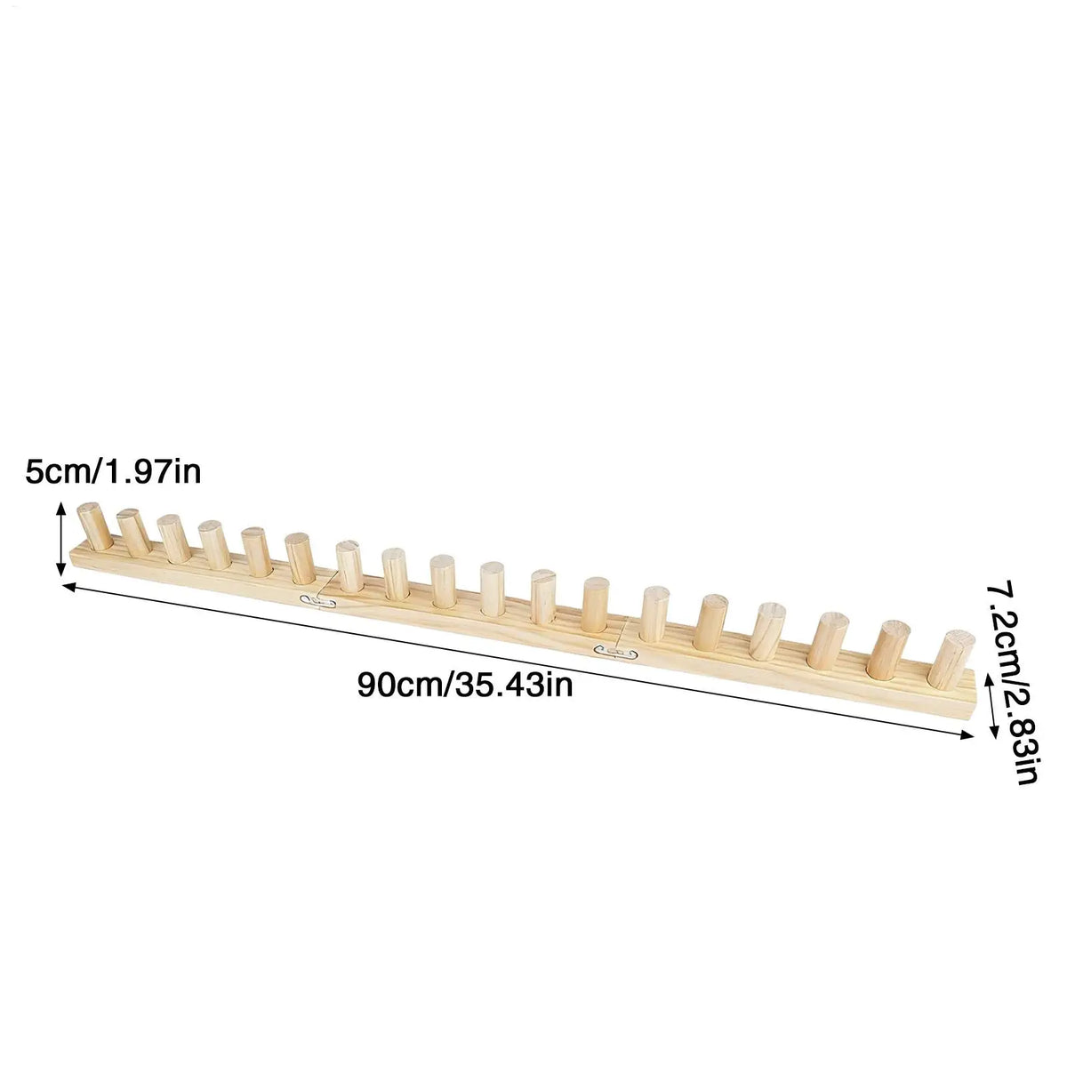 Knitting Loom Wood Chunky Yarn Thick Weaving Tool Kids Adults