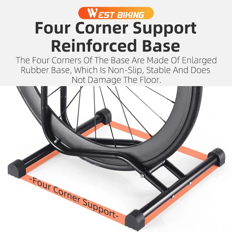 WEST BIKING 3-in-1 Bike Parking Stand – MTB & Road Repair