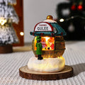 Christmas Resin Santa Village Micro Landscape Desktop Ornament
