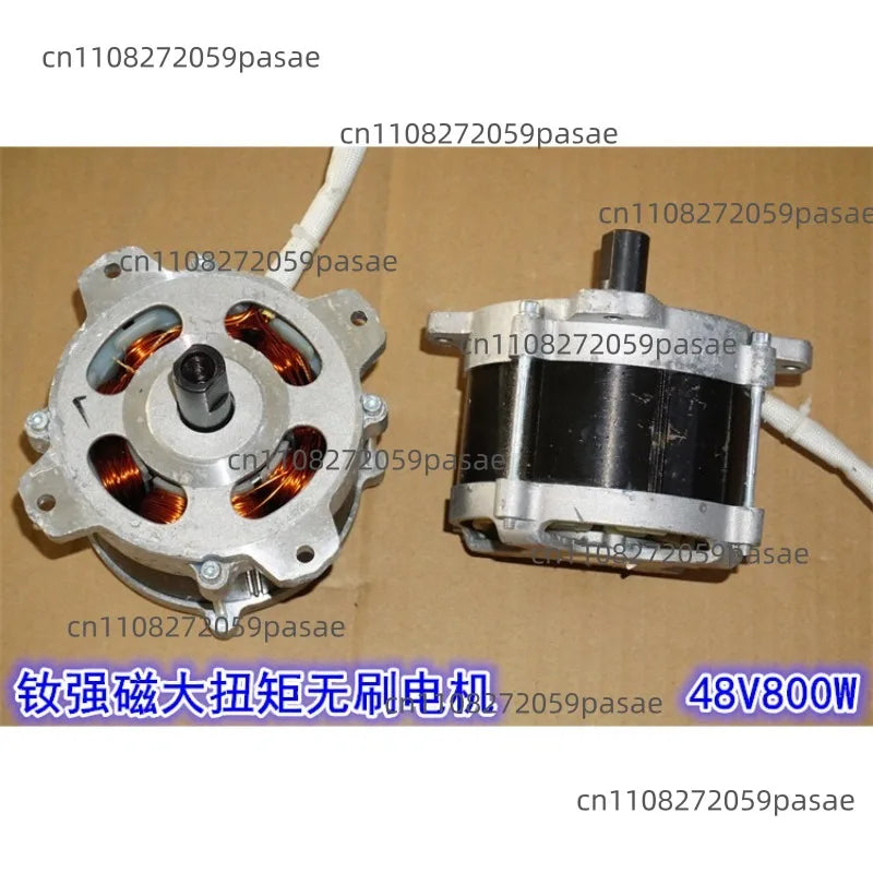 48V 800W Brushless DC Motor – 24V 36V 48V Neodymium High-Torque