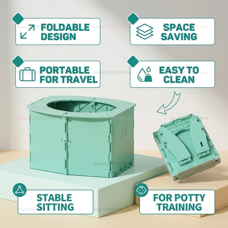 Portable Foldable Baby Potty Seat | Travel Potty Training Toilet