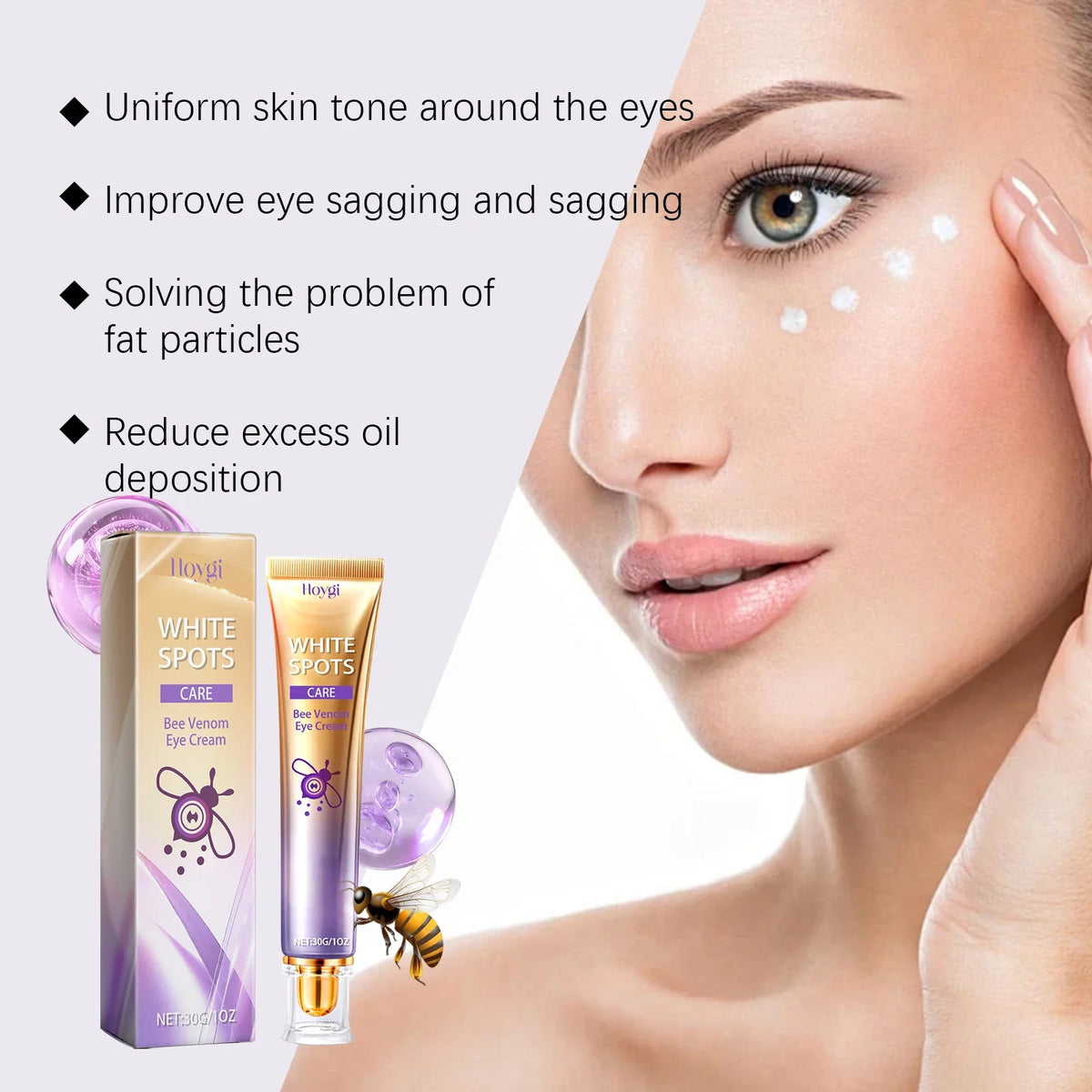 Hoygi Retinol Eye Cream – Firm, Brighten & Moisturize Eyes
