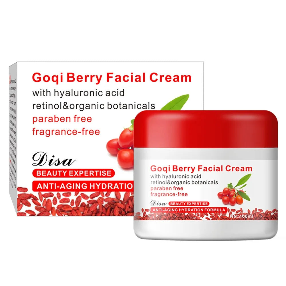 Wolfberry Goji Face Cream – Hyaluronic Acid Anti-Aging Moisturizer