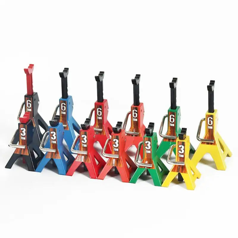 RC Car Scale Jack Stands – Metal Lift for 1/24 & 1/18 Models