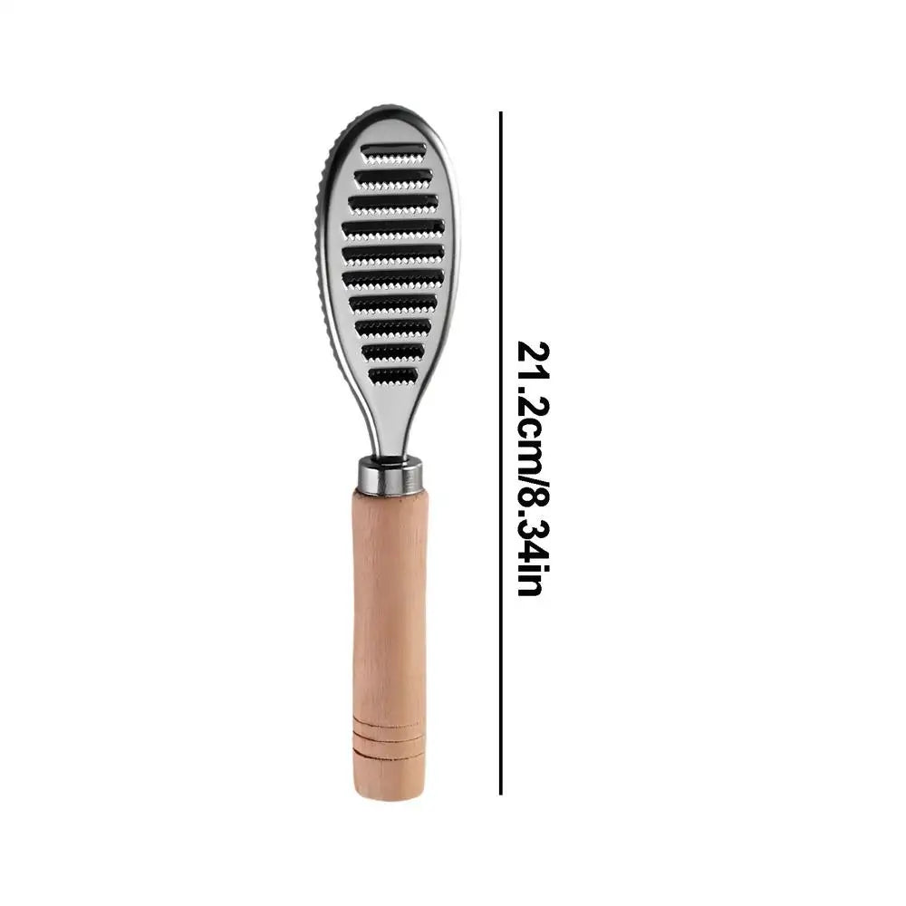 Stainless Steel Fish Scaler with Wooden Handle | Kitchen Tool
