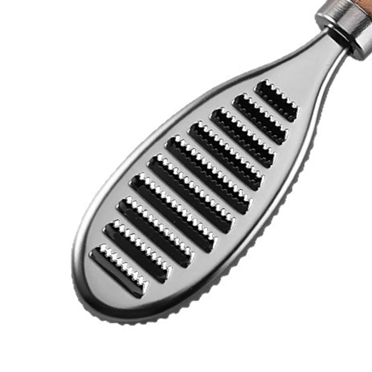 Stainless Steel Fish Scaler with Wooden Handle | Kitchen Tool