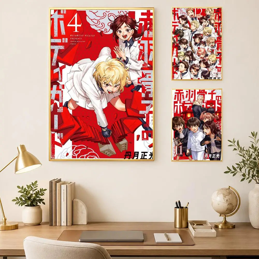 Akabane Honeko no Bodyguard Self-Stick HD Anime Wall Poster