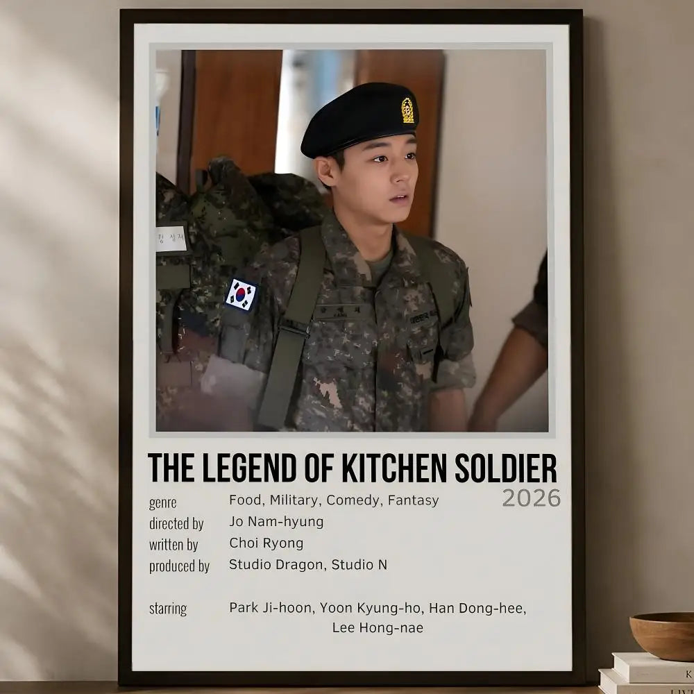 Legend of Kitchen Soldier Self-Stick HD Wall Art Poster