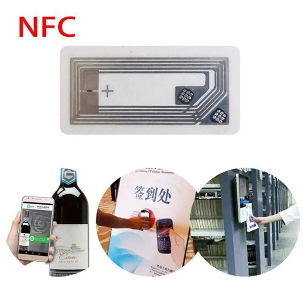 10pcs NFC NTAG213 Sticker Tags 13.56MHz Wet Inlay Labels