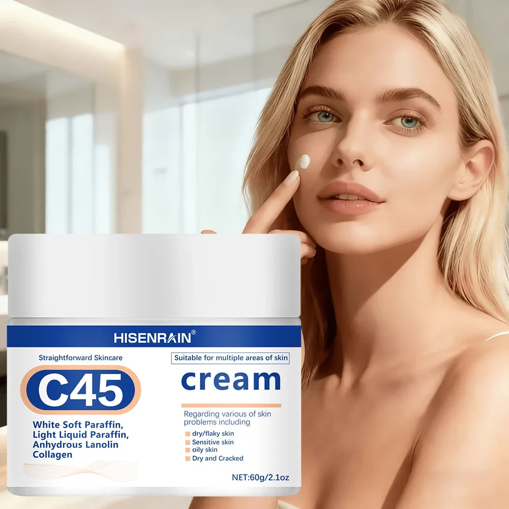 HISENRAIN Squalane & Hyaluronic Acid Face Cream | 72Hr Hydration