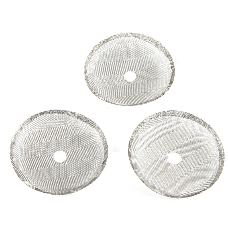 3-Pack Stainless Steel French Press Replacement Mesh Filters