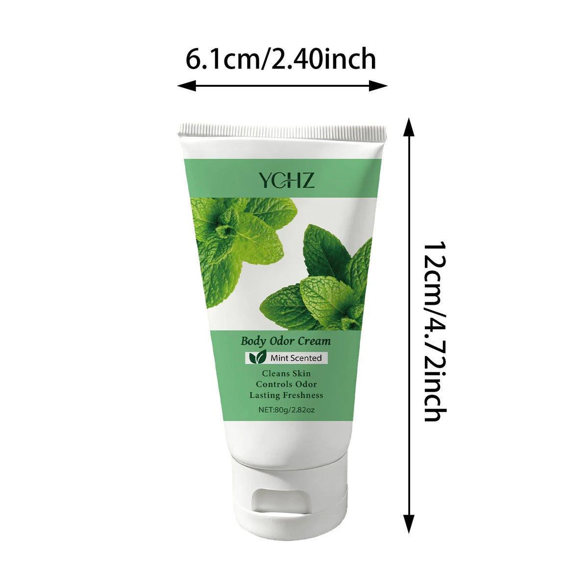 YCHZ Mint Full-Body Deodorant Cream | 72-Hour Freshness