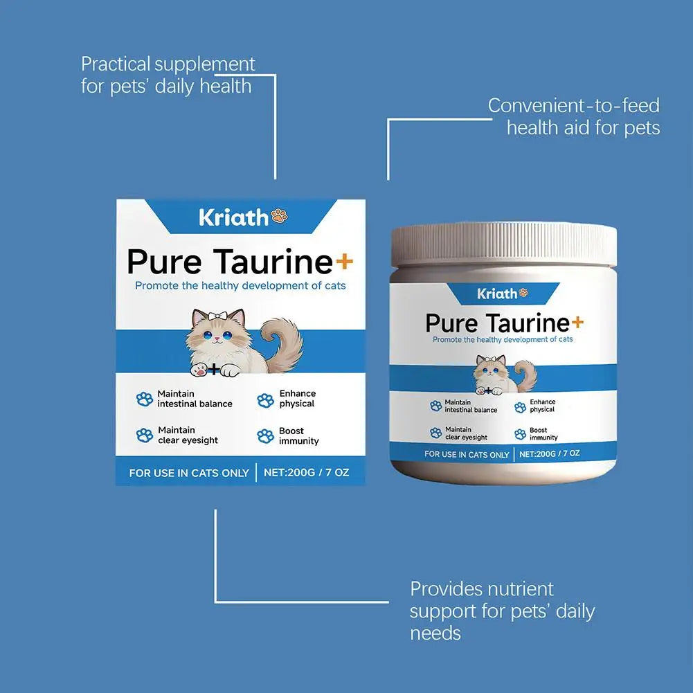Taurine Powder Cats Gentle Formula Supports Heart Vision Overall